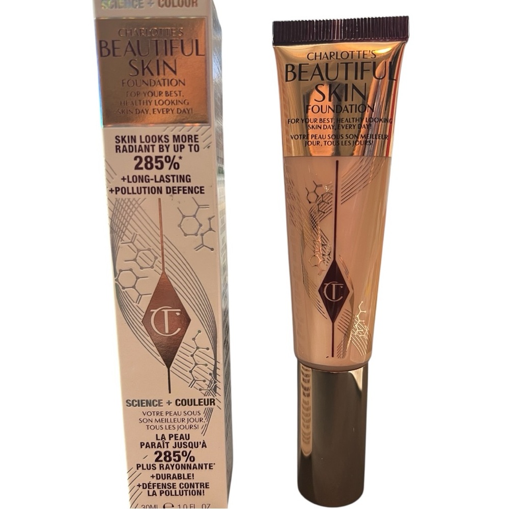Charlotte Tilbury Beautiful Skin Foundation - Full Size NIB